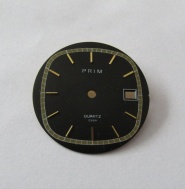 ČÍSELNÍK PRIM QUARTZ, ČERNÝ DO HRANATÉHO POUZDRA - NOVÝ NEPOUŽITÝ
