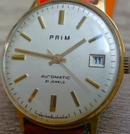HODINKY PRIM AUTOMATIC - BAHAUS- Zlacené pouzdro - FUNKČNÍ