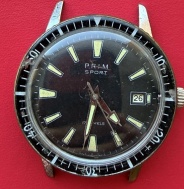 PRIM Sport 1 – černý ciferník, funkční, původní