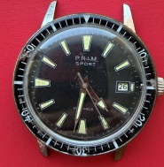 PRIM Sport 1 – černý ciferník, funkční, původní