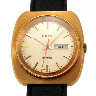První hodinky Prim Quartz.