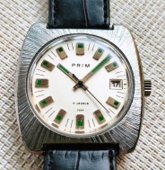 HODINKY PRIM-ZELENÉ INDEXY-1977