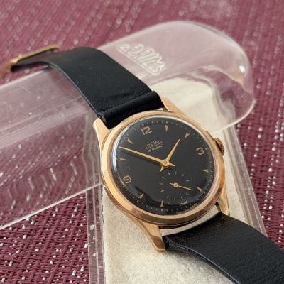 HODINKY PRIM 1959 – CELOZLATÉ 14K (585) | MIMOŘÁDNÁ SBĚRATELSKÁ RARITA