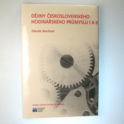 Kniha Dějiny československého hodinářského průmyslu I a II