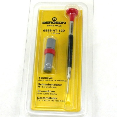 6899-AT-120,  šroubovák Bergeon s náhradními hroty Ø 1.20 mm