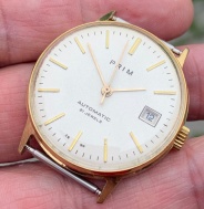 Prim Automatic Bauhaus elegantné pozlátené
