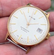 Prim Automatic Bauhaus elegantné pozlátené