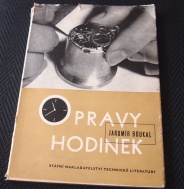Kniha Opravy Hodinek Jaromír Boukal 1958