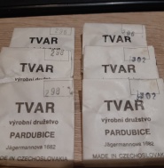 6x originální sklíčko tvar Pardubice