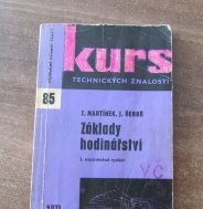 KNIHA  -  ZÁKLADY HODINÁŘSTVÍ, r.v. 1968