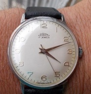 paradni rare chrom provedeni hodinky prim 17 jewels rok 1966 kal 66