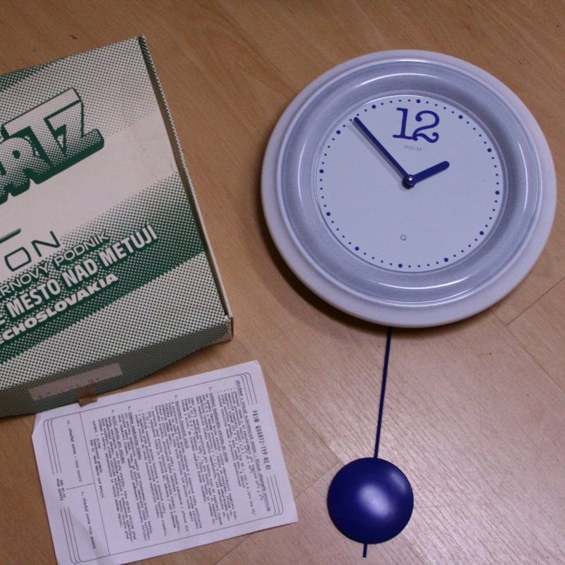 hodiny Prim Quartz s kyvadlem AntikPrim