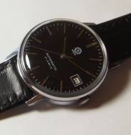 PRIM Automatic s čiernym číselníkom, označenie Ancre, strojček 96 1000
