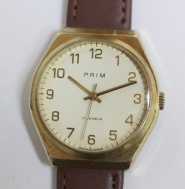 Pánské hodinky Prim 66, bílý číselník