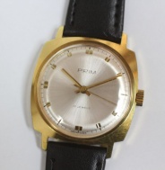 Pánské hodinky Prim 66, bílý číselník, polštářek