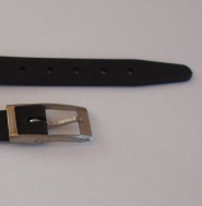 Řemínek Prim černý 12 mm niklovaný