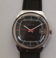 Pánské hodinky Prim 68, černý číselník