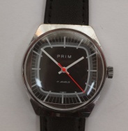 Pánské hodinky Prim 66, černý číselník