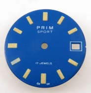 Modrý číselník PRIM SPORT II.