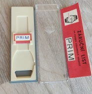 Krabička Prim se záručním listem
