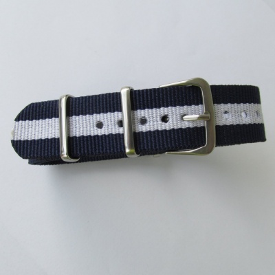 ŘEMÍNEK NATO - BAREVNÝ O ŠÍŘI 18mm S NEREZOVÝM KOVÁNÍM
