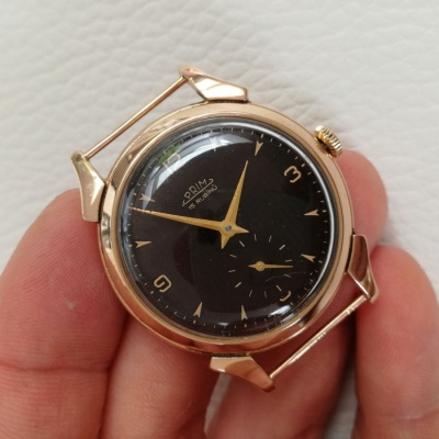 PRIM 14K zlaté pánské hodinky