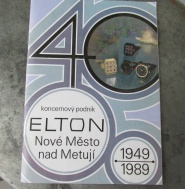 REKLAMNÍ LETÁK/BROŽURA - 40 LET  - ELTON 1949-1989