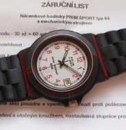 PRIM SPORT 3 ČERVENÁ ČÍSLA 64 654 6 FULL KOMPLET - N.O.S. STAV