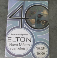 REKLAMNÍ LETÁK/BROŽURA - 40 LET  - ELTON 1949-1989