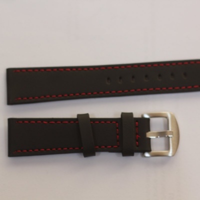 hodinkový řemínek 20mm, černý