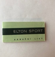 Záruční list Elton Sport
