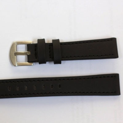 hodinkový řemínek 18mm, černý