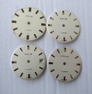 ČÍSELNÍKY NA HODINKY PRIM, 4 KUSY