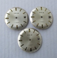 ČÍSELNÍKY NA HODINKY PRIM, 3 KUSY