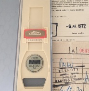 Krabička, záruční list, paragon, štítek