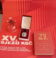 PRIM 68 292 1 VARIANTA PRO XV. SJEZD KSČ - FULL KOMPLET ČLENA ÚV KSČ