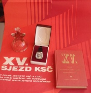 PRIM 68 292 1 VARIANTA PRO XV. SJEZD KSČ - FULL KOMPLET ČLENA ÚV KSČ