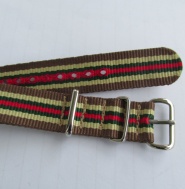 ŘEMÍNEK NATO O ŠÍŘI 18mm S NEREZOVÝM KOVÁNÍM