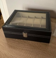 KUFR NA HODINKY - ÚLOŽNÝ BOX NA 10 KUSŮ HODINEK