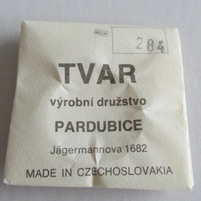 SKLO TVAR PARDUBICE - 284, NEPOUŽITÉ ORIGINÁLNÍ
