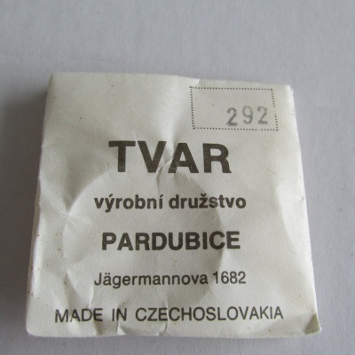 SKLO TVAR PARDUBICE - 292, NEPOUŽITÉ ORIGINÁLNÍ
