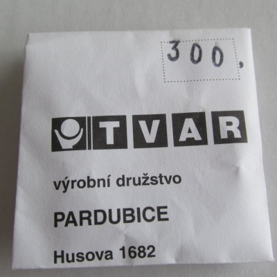 SKLO TVAR PARDUBICE - 300, NEPOUŽITÉ ORIGINÁLNÍ