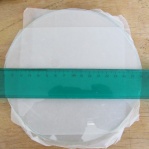 Sklo do hodin Prim - rovné - průměr 16cm