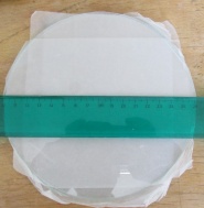 Sklo do hodin Prim - rovné - průměr 16cm