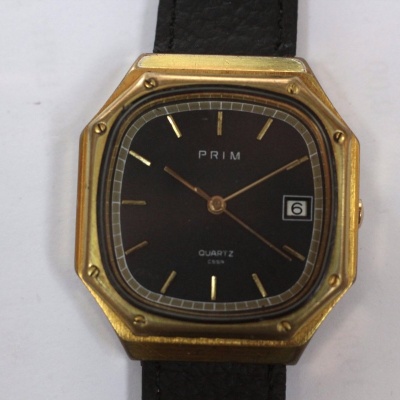 pánské Prim Quartz, černý číselník