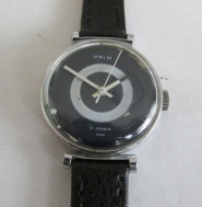 Hodinky Prim ve vzácném pouzdře - typ 66 435 1 z roku 1981
