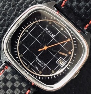 Náramkové hodinky PRIM Černé Televize zo 70. rokov. Typ 96 019 1