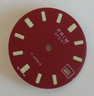 Číselník Prim sport červené