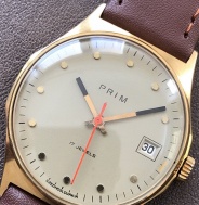 Náramkové hodinky PRIM z 80. rokov. Typ 68 509 3.
