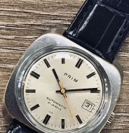 Náramkové hodinky PRIM Automatic zo 70. rokov. Typ 96 007 1.